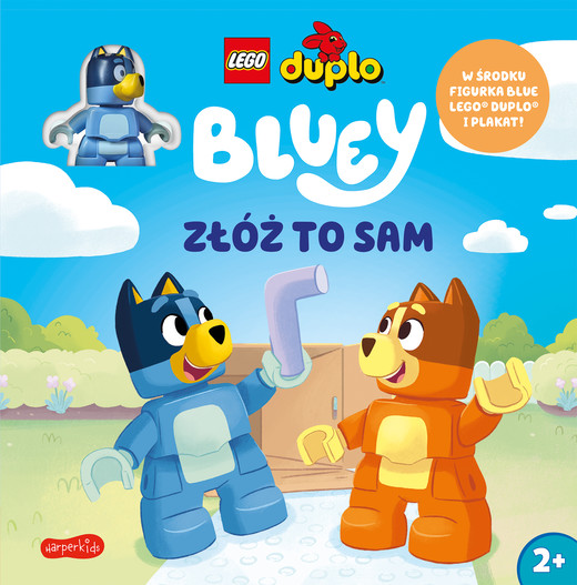 okładka Bluey. Złóż to sam. Książki LEGO® książka | Opracowanie zbiorowe