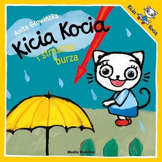 okładka Kicia Kocia i straszna burza książka | Anita Głowińska