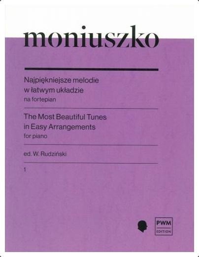 okładka Najpiękniejsze melodie w łatwym układzie na.. z.1 książka | Moniuszko Stanisław
