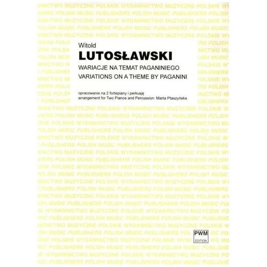 okładka Wariacje na temat Paganiniego książka | Lutosławski Witold, Ptaszyńska Marta