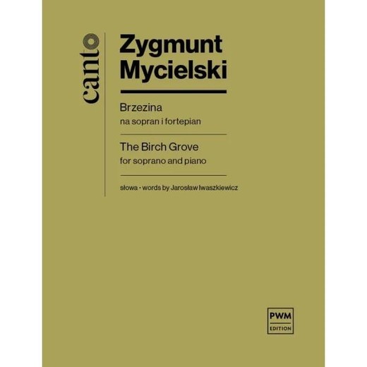 okładka Brzezina nuty na sopran i fortepian książka | Jarosław Iwaszkiewicz, Zygmunt Mycielski