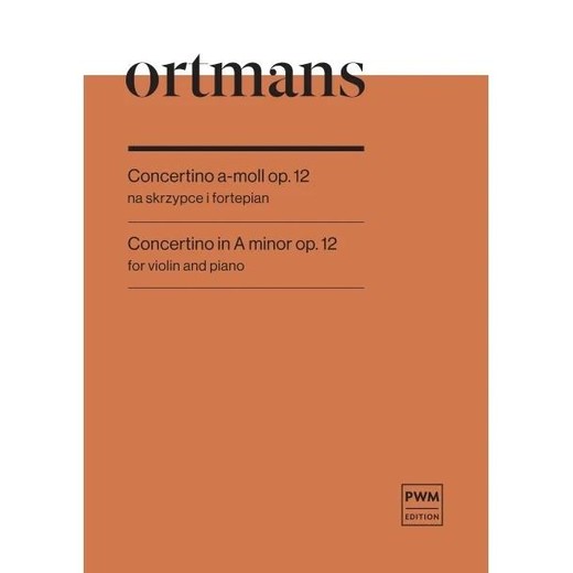 okładka Concertino a-moll op. 12 na skrzypce i fortepian książka | Rene Ortmans, Stefan Herman
