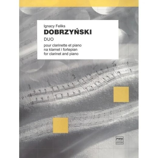 okładka Duo na klarnet i fortepian książka | Dobrzyński IgnacyFeliks
