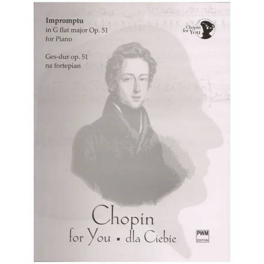 okładka Impromptu Ges-dur op. 51 na fortepian książka | Krzysztof Mazur, Moniuszko Stanisław