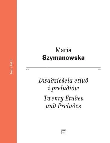 okładka Dwadzieścia etiud i preludiów T.1 na fortepian książka | Maria Szymanowska