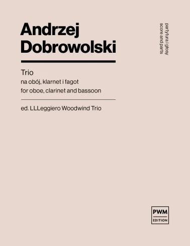 okładka Trio na obój, klarnet i fagot książka | Andrzej Dobrowolski
