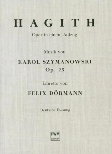 okładka Hagith Oper in einem Aufzug, Deutsche Fassung książka | Felix Dormann