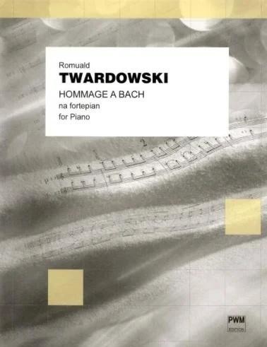 okładka Hommage a Bach na fortepian książka | Romuald Twardowski