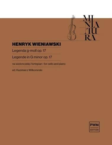 okładka Legenda op. 17 w transkrypcji na wiolonczelę i... książka | Kazimierz Wiłkomirski, Wieniawski Henryk
