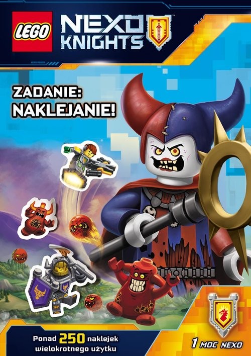 Lego Nexo Knights Zadanie Naklejanie Książka Woblinkcom