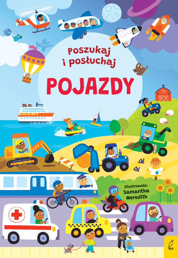 okładka Pojazdy. Poszukaj i posłuchaj książka | Meredith Samantha