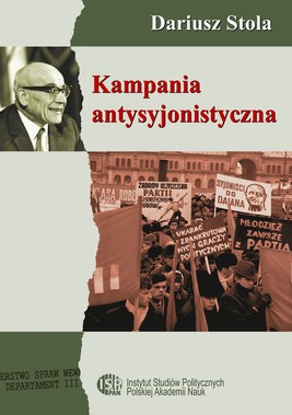 Okładka:Kampania antysyjonistyczna w Polsce 1967-1968 