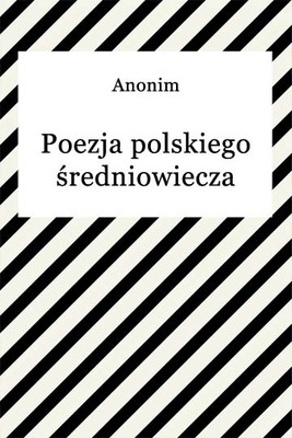 Okładka:Poezja polskiego średniowiecza 