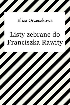 Okładka:Listy zebrane do Franciszka Rawity 