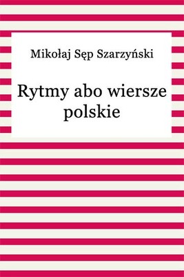 Okładka:Rytmy abo wiersze polskie 