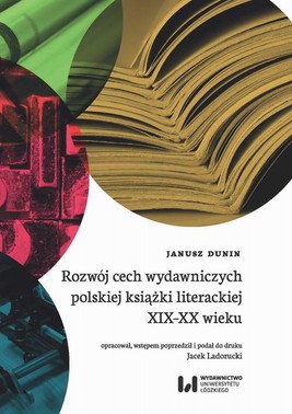 Okładka:Rozwój cech wydawniczych polskiej książki literackiej XIX-XX wieku 