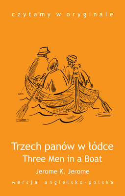 Okładka:Three Men in a Boat. Trzech panów w łódce 