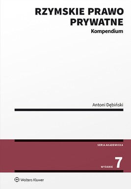 Okładka:Rzymskie prawo prywatne. Kompendium (pdf) 