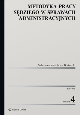 Okładka:Metodyka pracy sędziego w sprawach administracyjnych (pdf) 