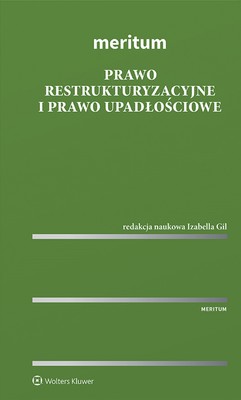 Okładka:MERITUM Prawo restrukturyzacyjne i prawo upadłościowe (pdf) 