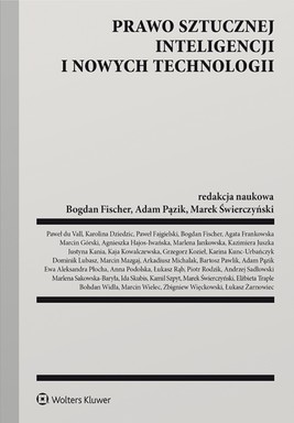Okładka:Prawo sztucznej inteligencji i nowych technologii (pdf) 