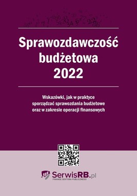Okładka:Sprawozdawczość budżetowa 2022 