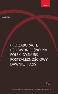 Okładka:(P)o zaborach, (p)o wojnie, (p)o PRL. Polski dyskurs postzależnościowy dawniej i dziś 