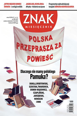 Okładka:Miesięcznik ZNAK lipiec-sierpień 2012 