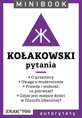 Okładka:Kołakowski [pytania]. Minibook 