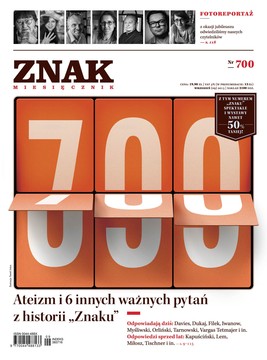 Okładka:Miesięcznik ZNAK nr 700 (9/2013) 