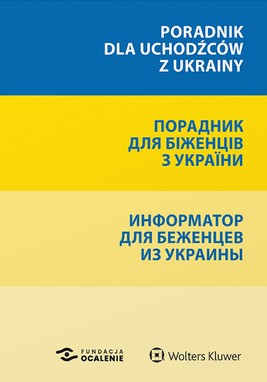 Okładka:Poradnik dla uchodźców z Ukrainy (pdf) 