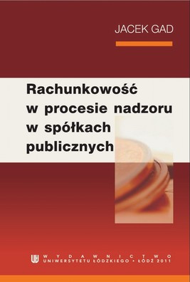 Okładka:Rachunkowość w procesie nadzoru w spółkach publicznych 