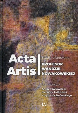 Okładka:Acta Artis 