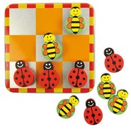 Kółko i krzyżyk magnetyczne pszczółki i biedronki