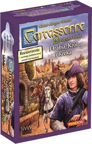 Carcassonne Hrabia Król i Rzeka 6 rozszerzenie do drugiej edycji najpopularniejszej gry kafelkowej