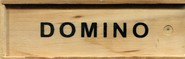 Domino drewniane