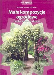 Małe kompozycje ogrodowe z roślin, kamienia, drewna
