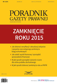 Zamknięcie roku 2015