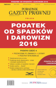 Podatek od spadków i darowizn 2016