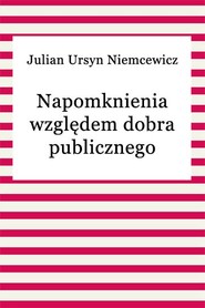 Napomknienia względem dobra publicznego