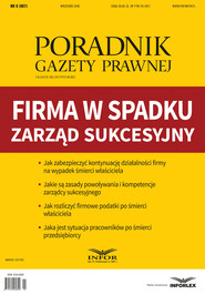 Firma w spadku – zarząd sukcesyjny