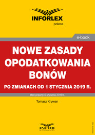 Nowe zasady opodatkowania bonów po zmianach od 1 stycznia 2019 r.