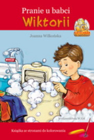 Pranie u babci Wiktorii. Książka ze stronami do kolorowania