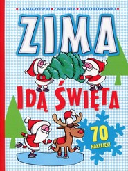 Zima. Idą święta. Łamigłówki zadania kolorowanki
