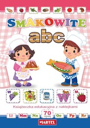 Smakowite abc Książeczka edukacyjna z naklejkami