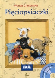 Pięciopsiaczki Książka z audiobookiem MP3