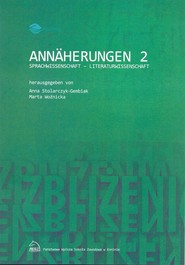 Annäherungen 2 Sprachwissenschaft - Literaturwissenschaft