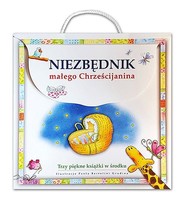 Niezbędnik małego Chrześcijanina. Prezent na chrzest Trzy piękne książki w środku