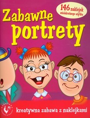 Zabawne portrety Kreatywna zabawa z naklejkami