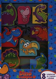 Dino kumple 8 książeczek do czytania  i zabawy
